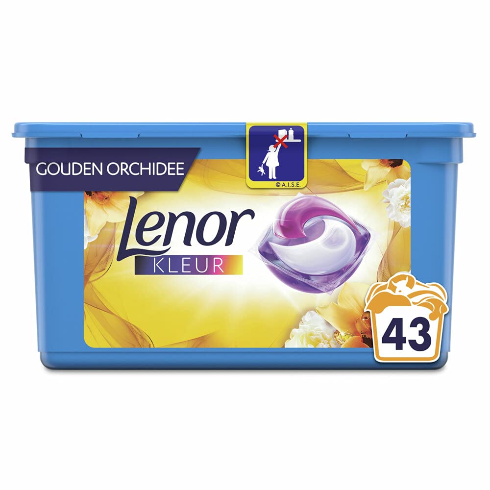 Lenor Waschmittelkapseln Gold Orchidee – 3 x 43 Kapseln